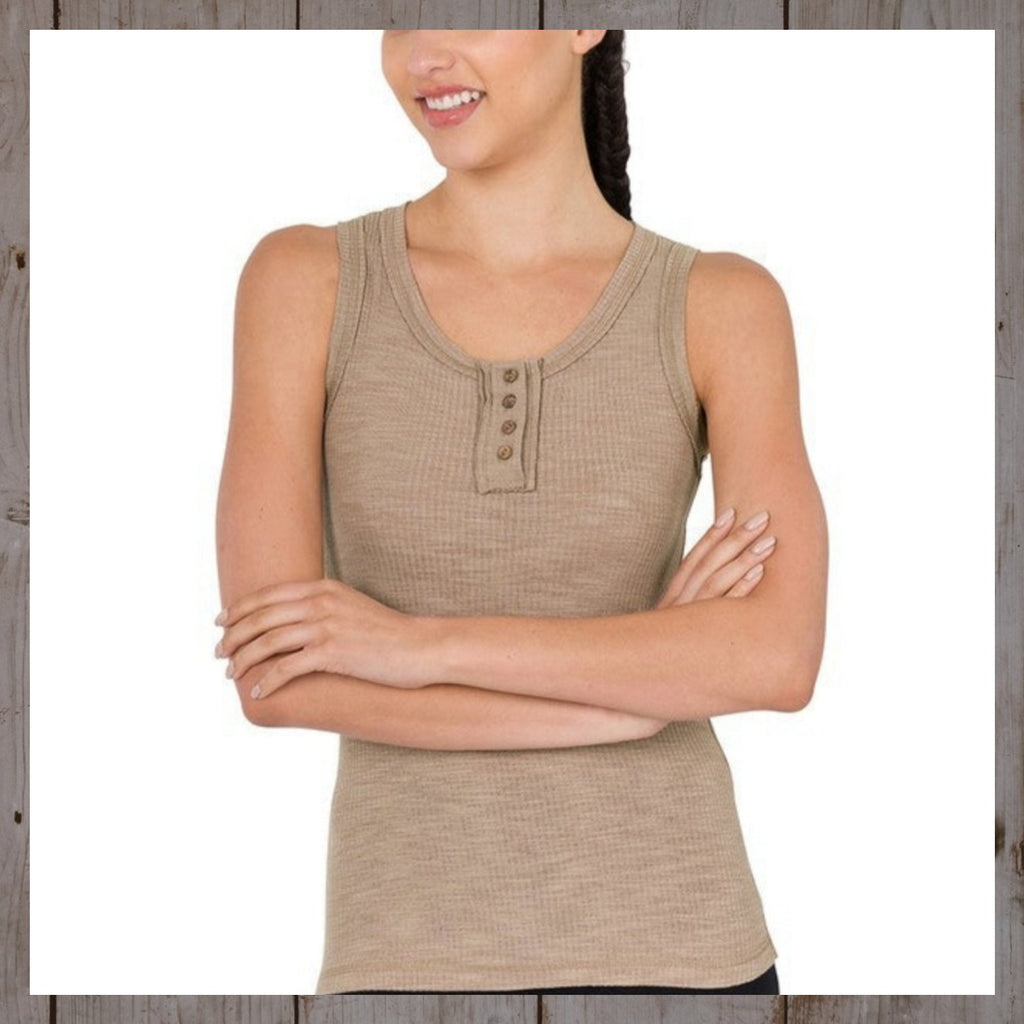 Ribbed Tank Top (Multiple Colors) - 260 Broadway Boutique