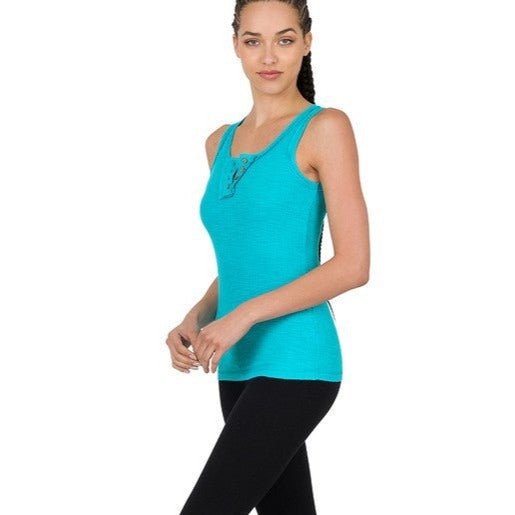 Ribbed Tank Top (Multiple Colors) - 260 Broadway Boutique