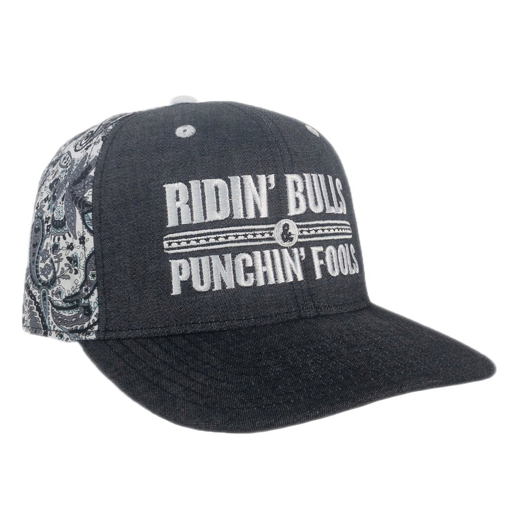 Ridin' Bulls & Punchin' Fools Bandana Flatbill - 260 Broadway Boutique