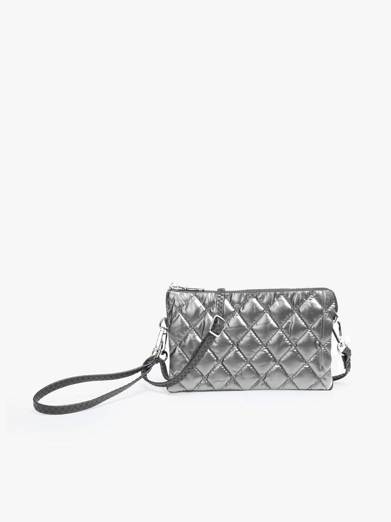 Riley Puffer 3 Compartment Crossbody/Wristlet - 260 Broadway Boutique