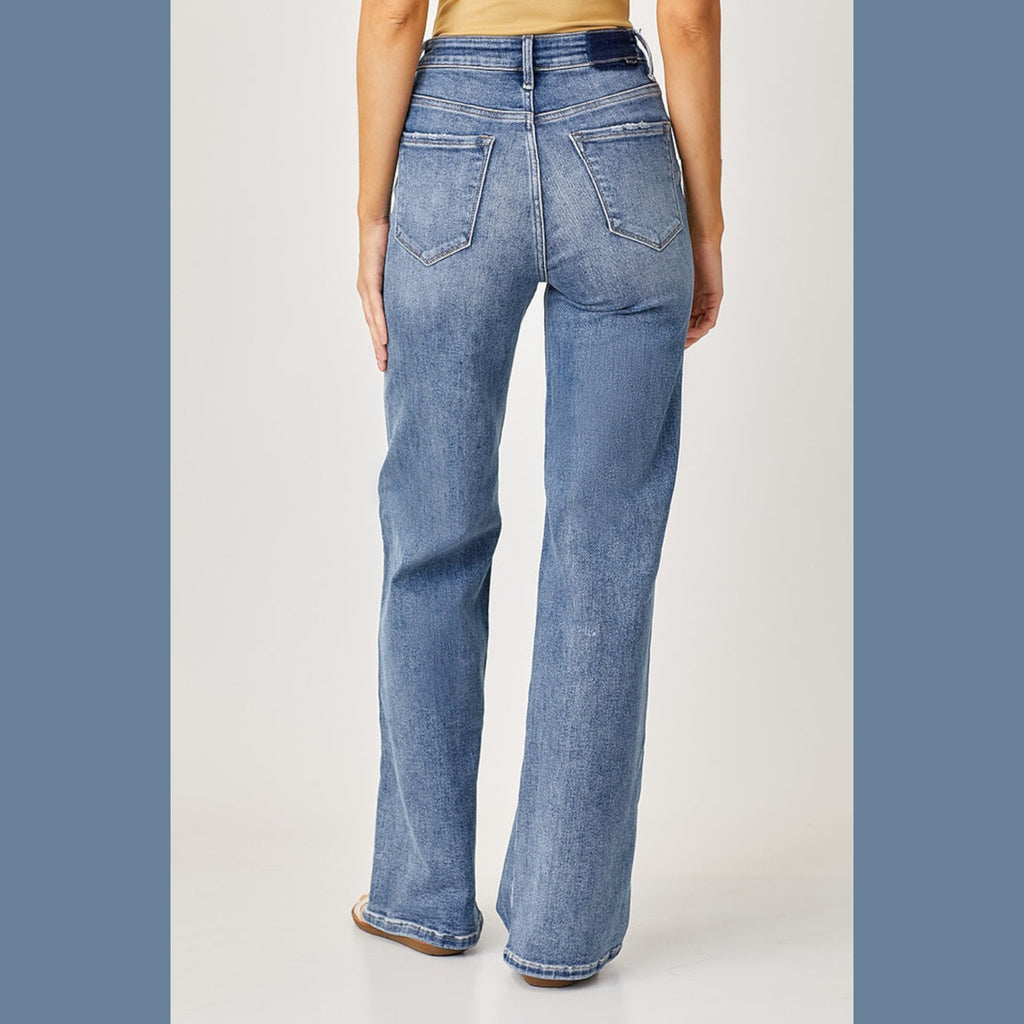 RISEN Mid Rise Wide Leg Jeans - 260 Broadway Boutique