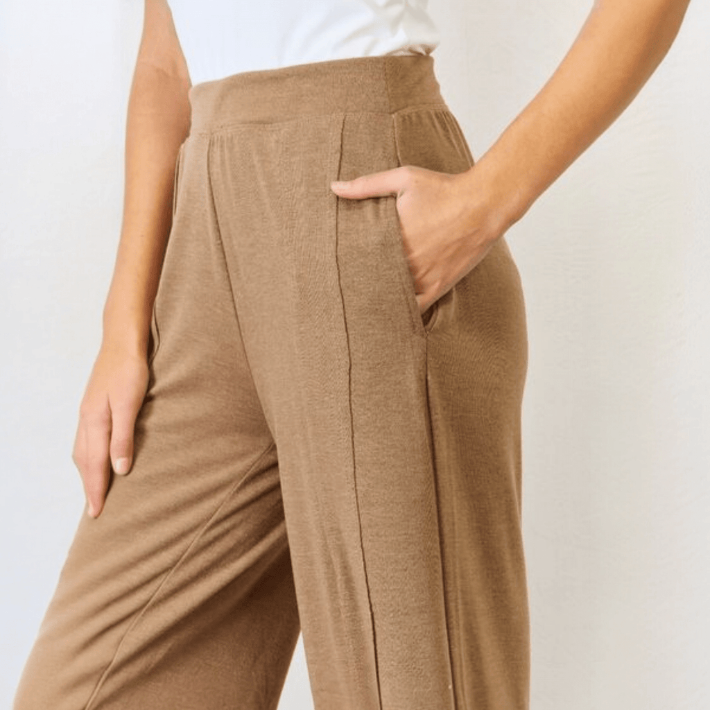 RISEN Ultra Soft Wide Pants (3 Colors) - 260 Broadway Boutique