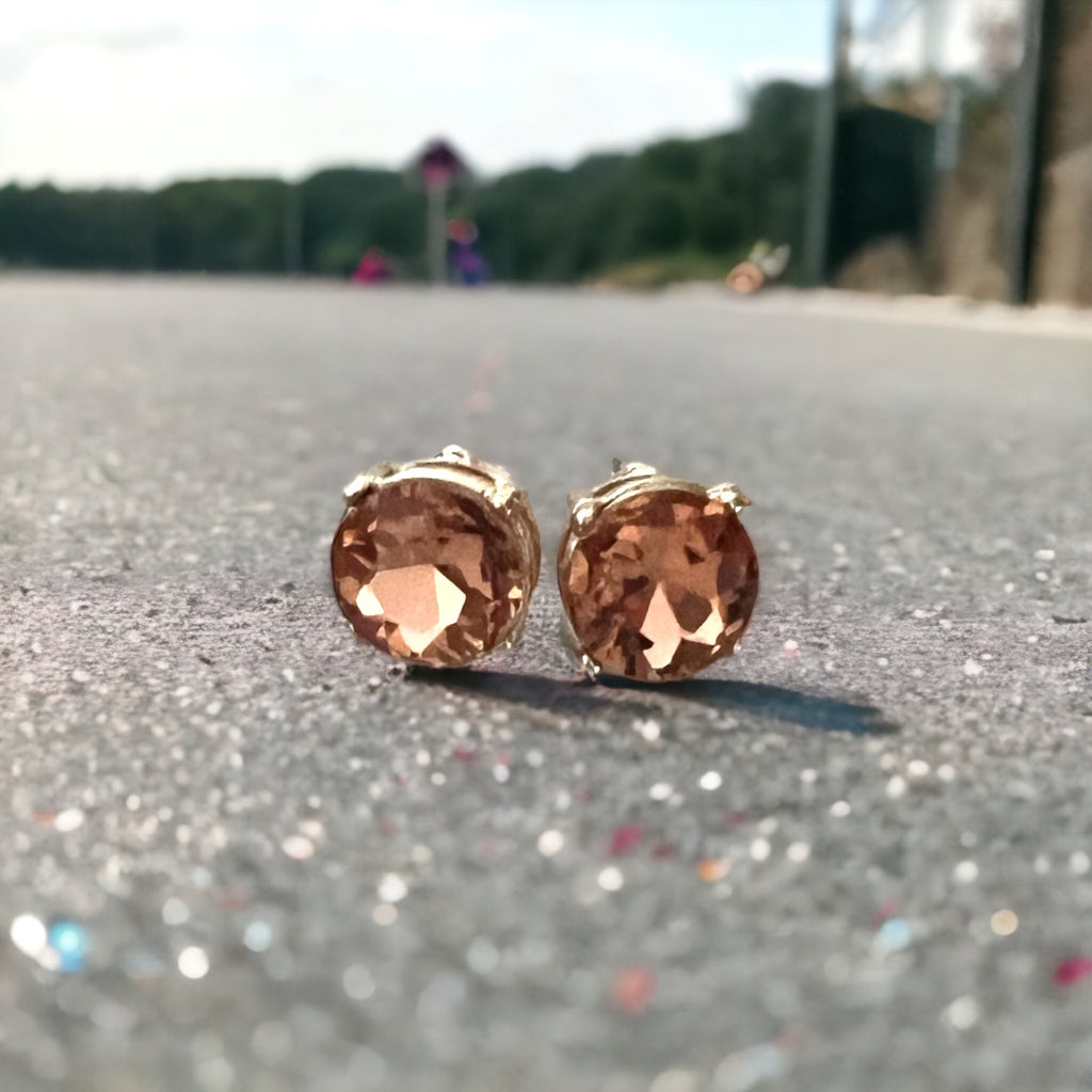 Round Sparkle Studs - 260 Broadway Boutique