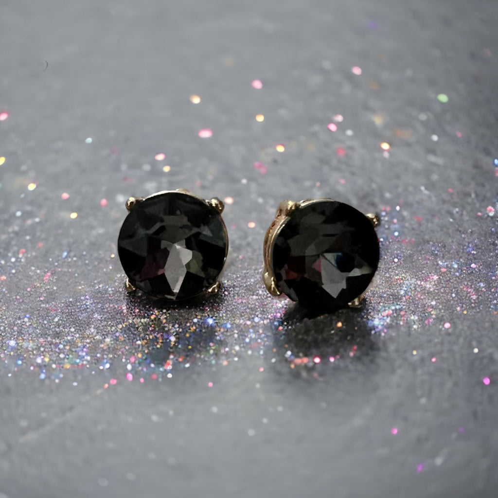 Round Sparkle Studs - 260 Broadway Boutique