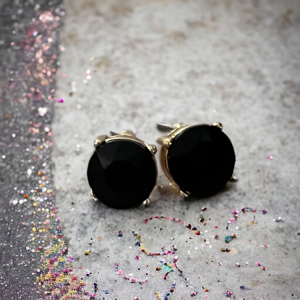 Round Sparkle Studs - 260 Broadway Boutique