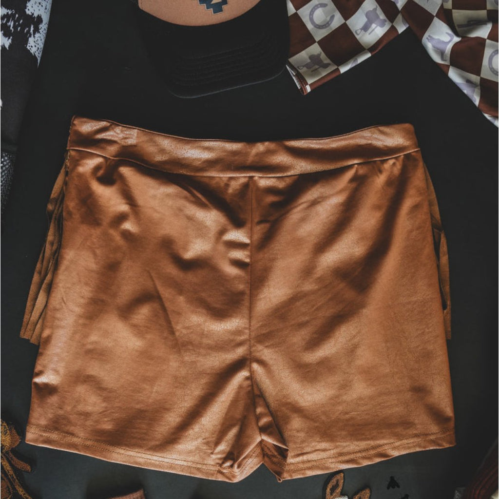 Round Up Skort Saddle - 260 Broadway Boutique