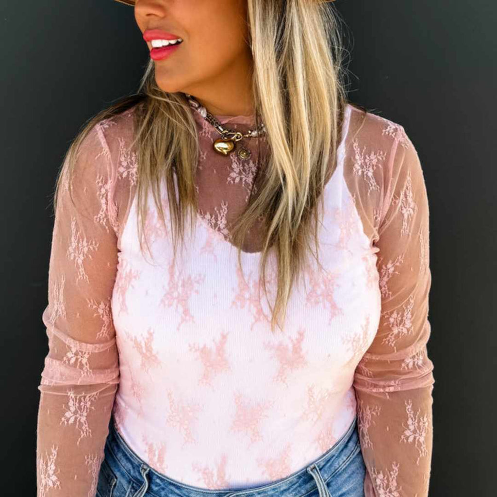 Roxy Lace Top - 260 Broadway Boutique