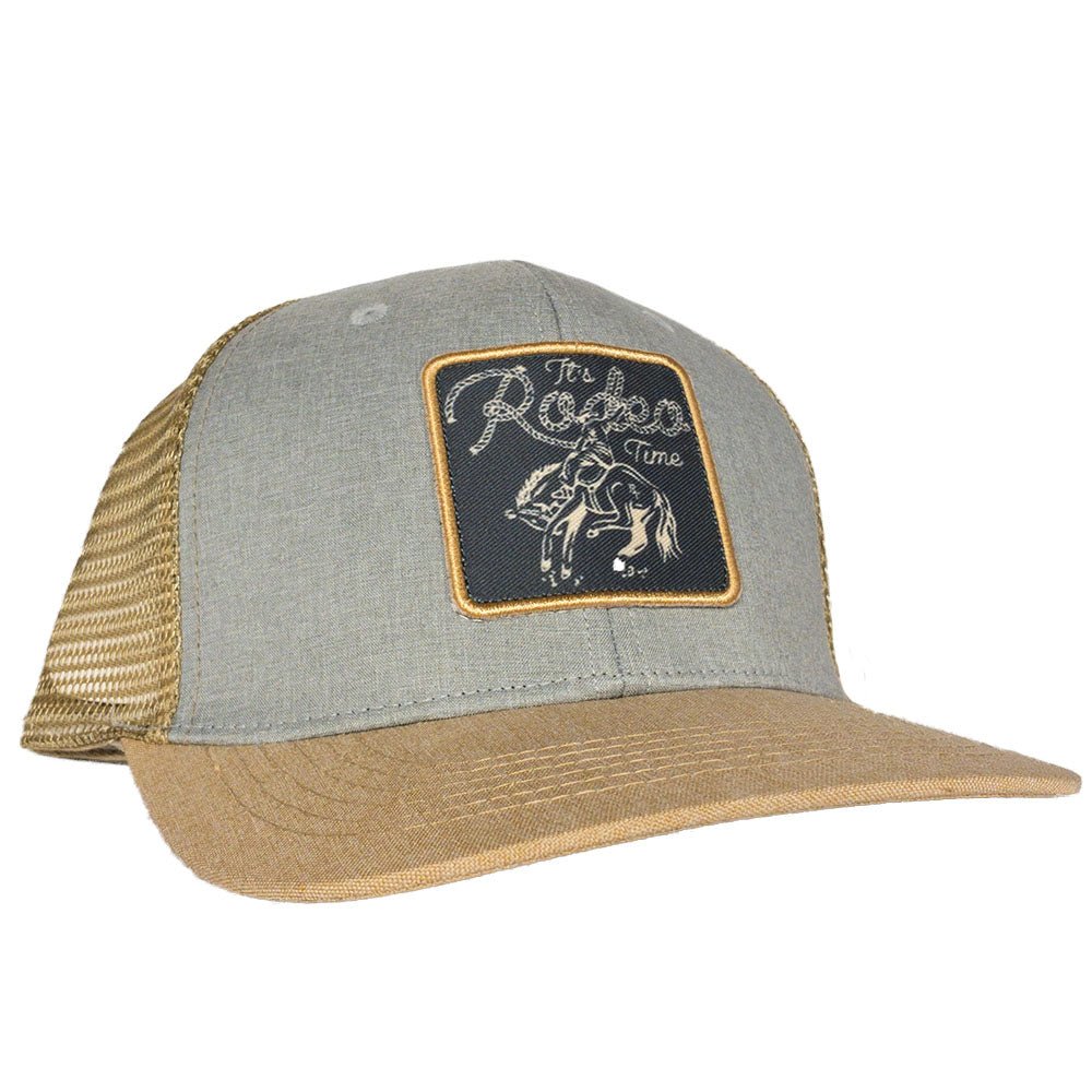 RT Bronc Patch Grey & Tan Meshback - 260 Broadway Boutique