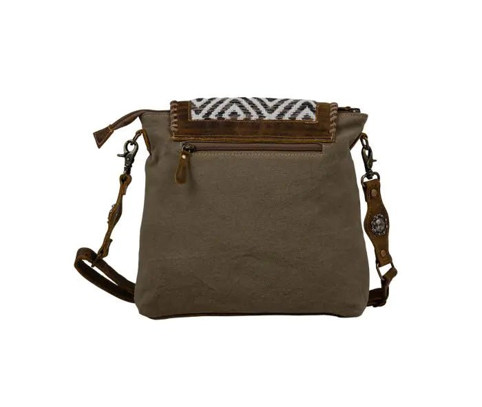 Sand Weaver Flapped Shoulder Bag - 260 Broadway Boutique