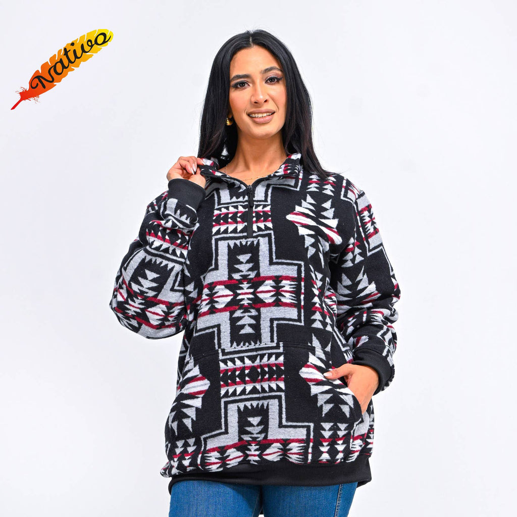 Santa Fe Black Pullover - 260 Broadway Boutique