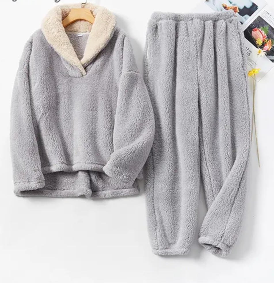 Sherpa Fleece Lounge Set (3 Color Options) - 260 Broadway Boutique