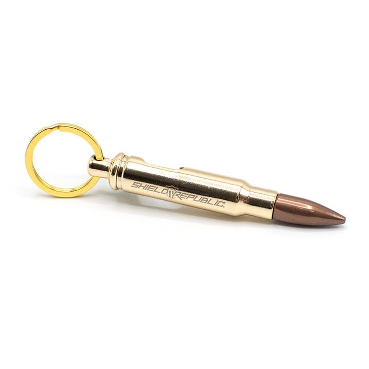 Shield Republic .308 Cal Bottle Opener Keychain - 260 Broadway Boutique