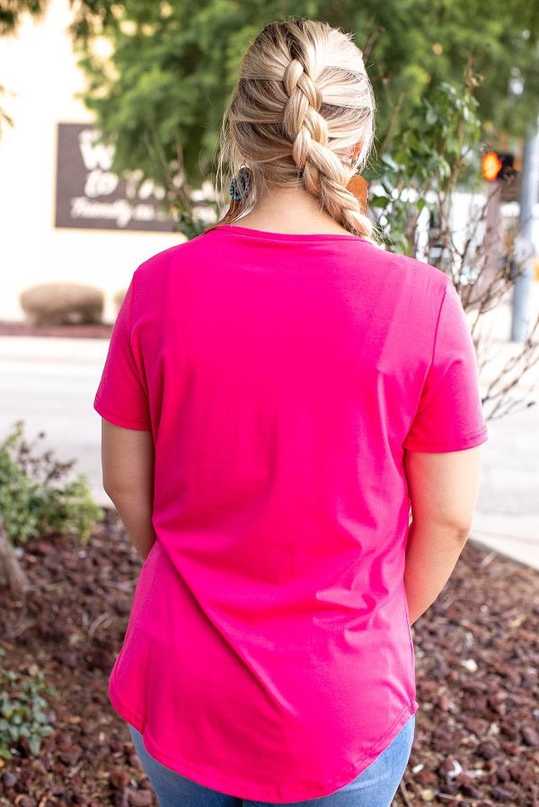 Short Sleeve Loose Fit Top With Caged Neckline (3 Colors) - 260 Broadway Boutique