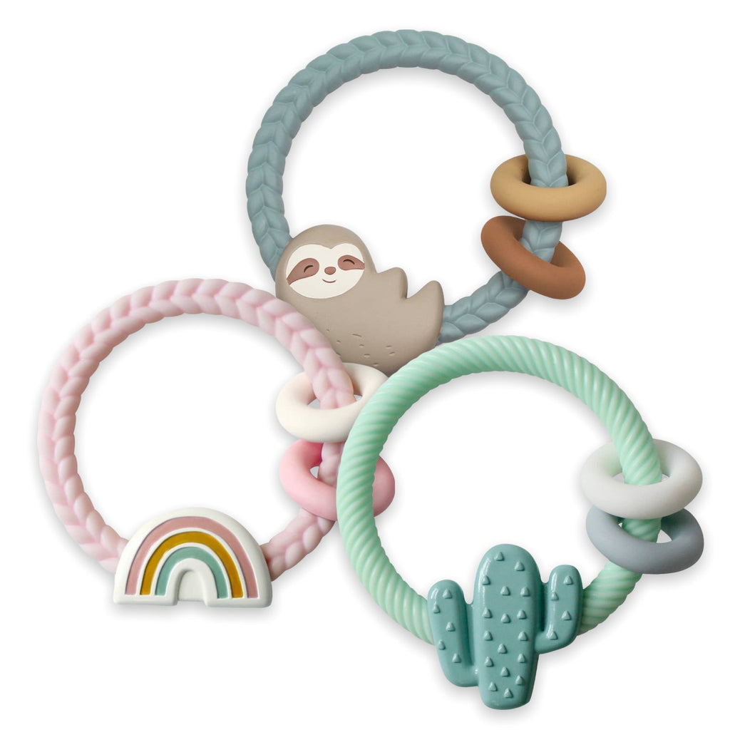 Silicone Teether Rattle - 260 Broadway Boutique