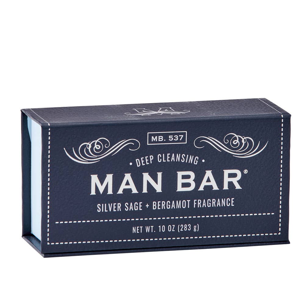 Silver Sage & Bergamot Man Bar - 260 Broadway Boutique