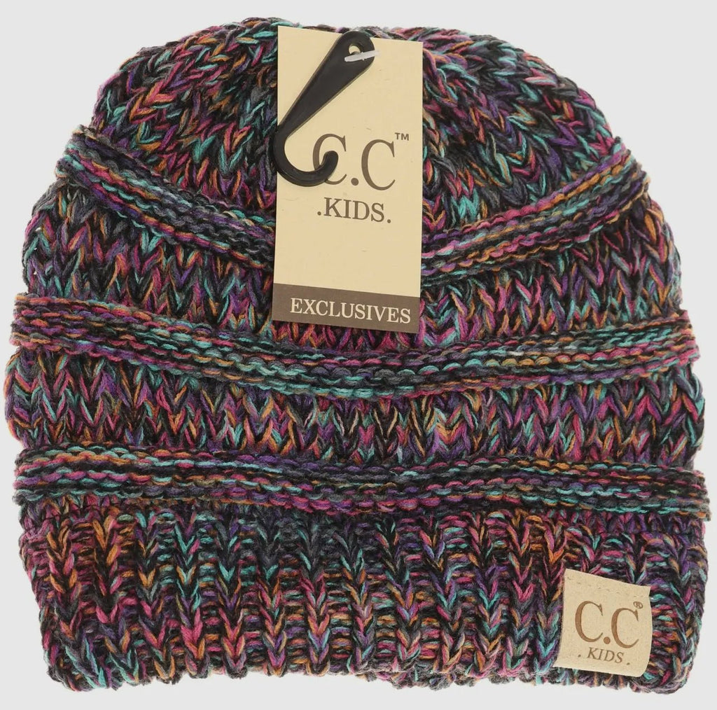 Slouchy C.C. KIDS Beanie Multiple Colors - 260 Broadway Boutique