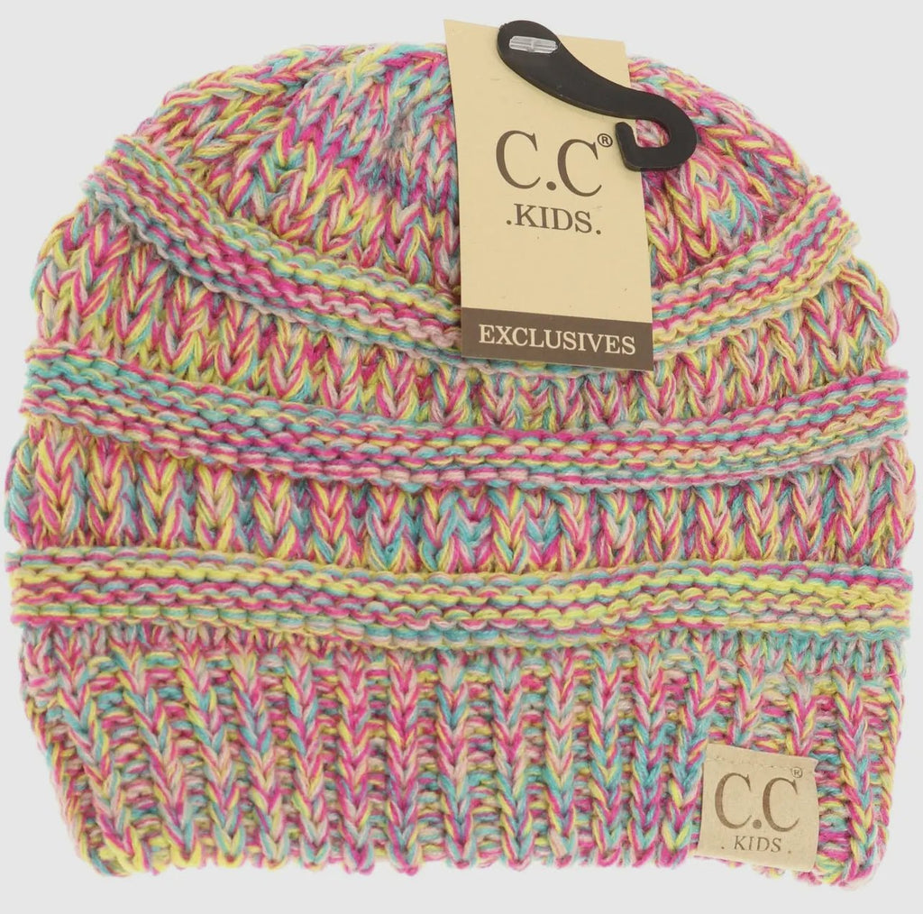 Slouchy C.C. KIDS Beanie Multiple Colors - 260 Broadway Boutique