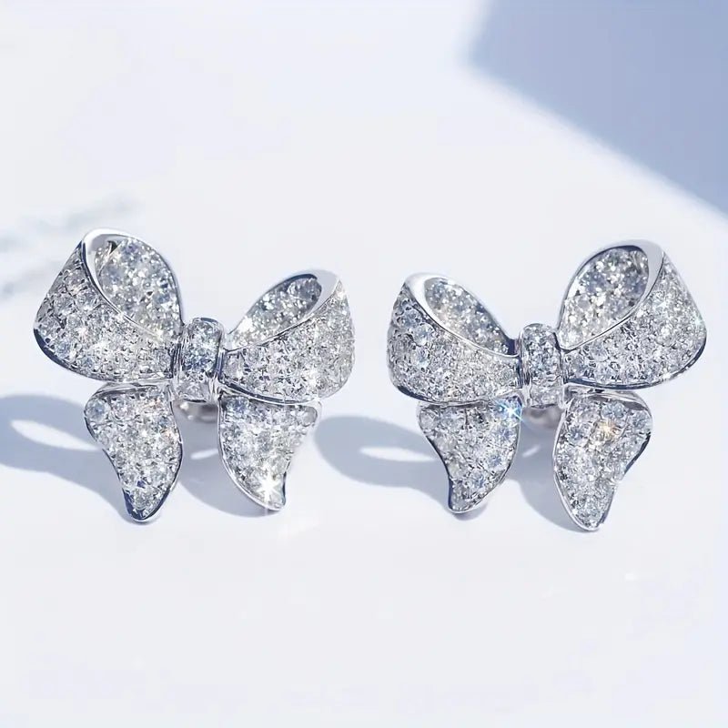 Small Luxury Synthetic Zirconia Earrings - 260 Broadway Boutique