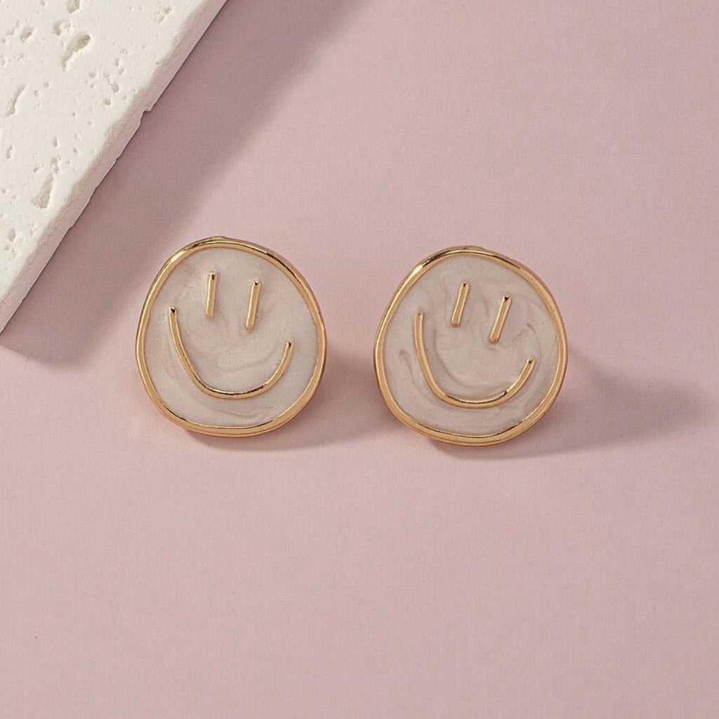 Smiley Earrings - 260 Broadway Boutique