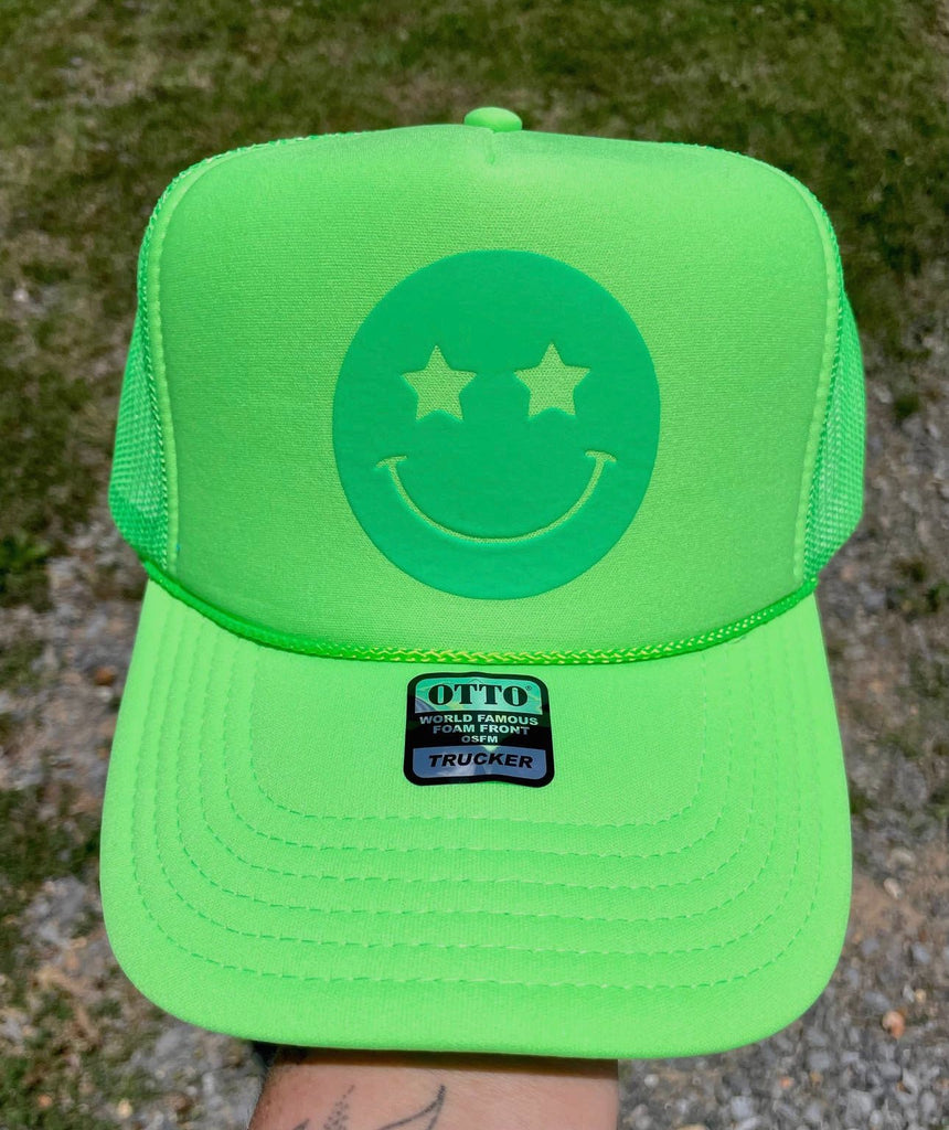 Smiley Neon Trucker - 260 Broadway Boutique