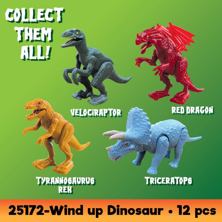 So Much Fun! Wind - Up Action Dinosaur Toy - 260 Broadway Boutique