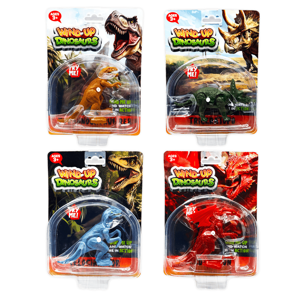 So Much Fun! Wind - Up Action Dinosaur Toy - 260 Broadway Boutique