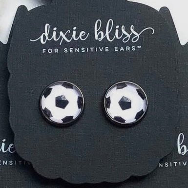 Soccer Earrings - 260 Broadway Boutique