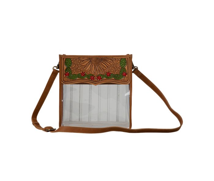 Sonoran Bloom Clear Bag - 260 Broadway Boutique