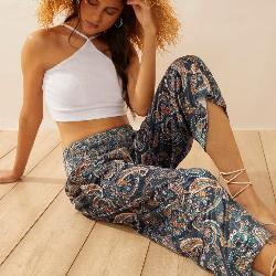 Sophia Paisley Pants - 260 Broadway Boutique