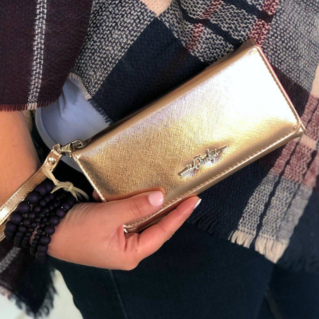 Sophia Rose Gold Wallet - 260 Broadway Boutique