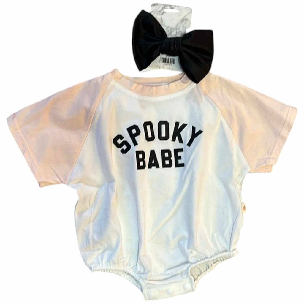 Spooky Babe Bubble Romper - 260 Broadway Boutique