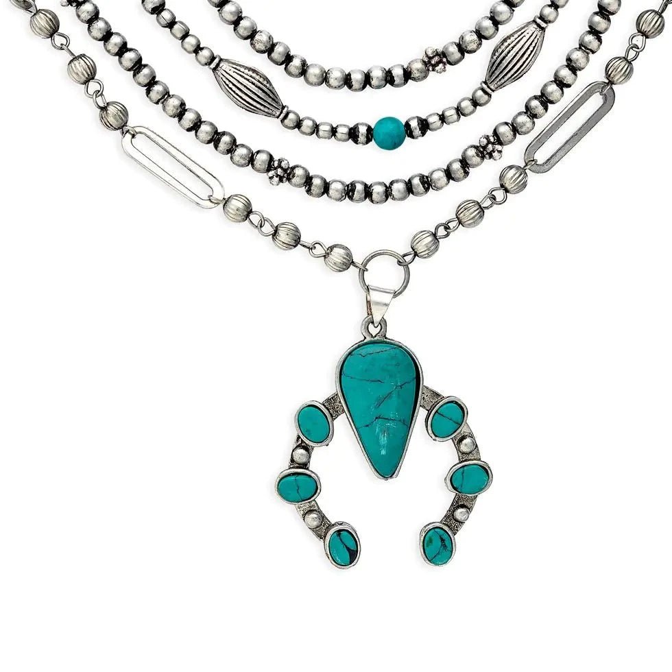 Squash Blossom Multistrand Necklace - 260 Broadway Boutique