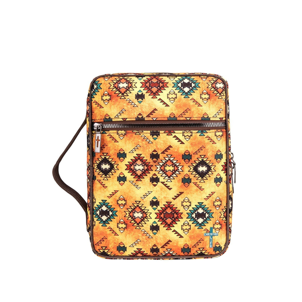 Squash Blossom Pattern Print Canvas Bible Cover (Multiple Prints Available) - 260 Broadway Boutique