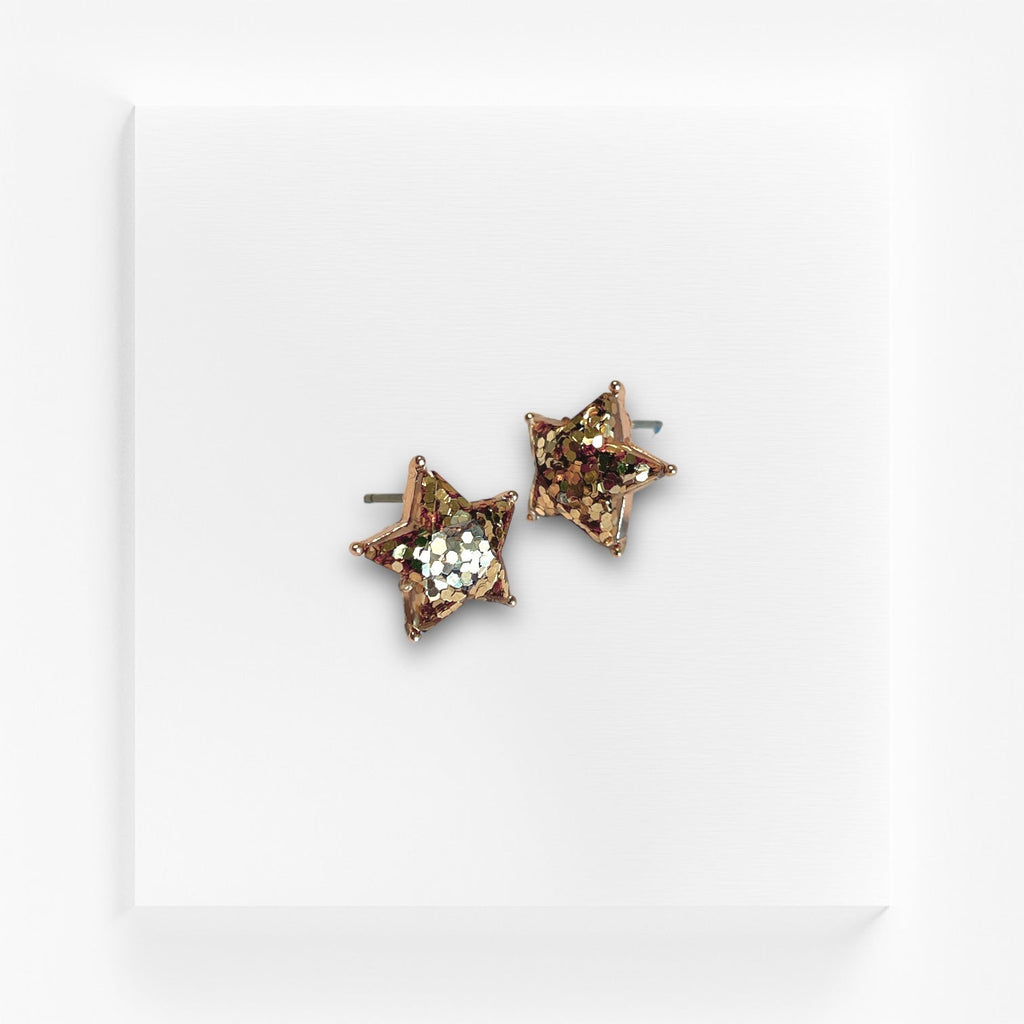 Star Glitter Stud - 260 Broadway Boutique