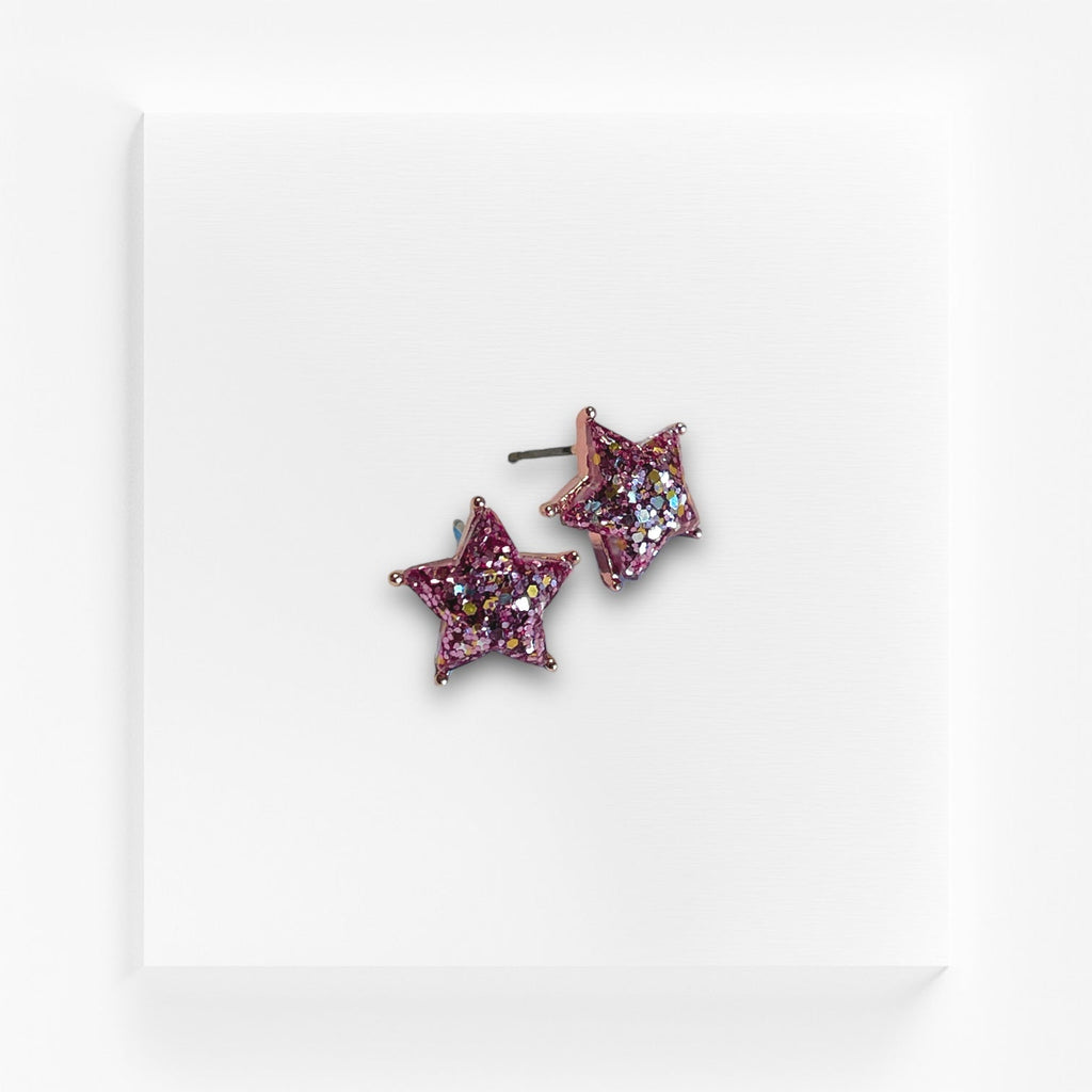 Star Glitter Stud - 260 Broadway Boutique