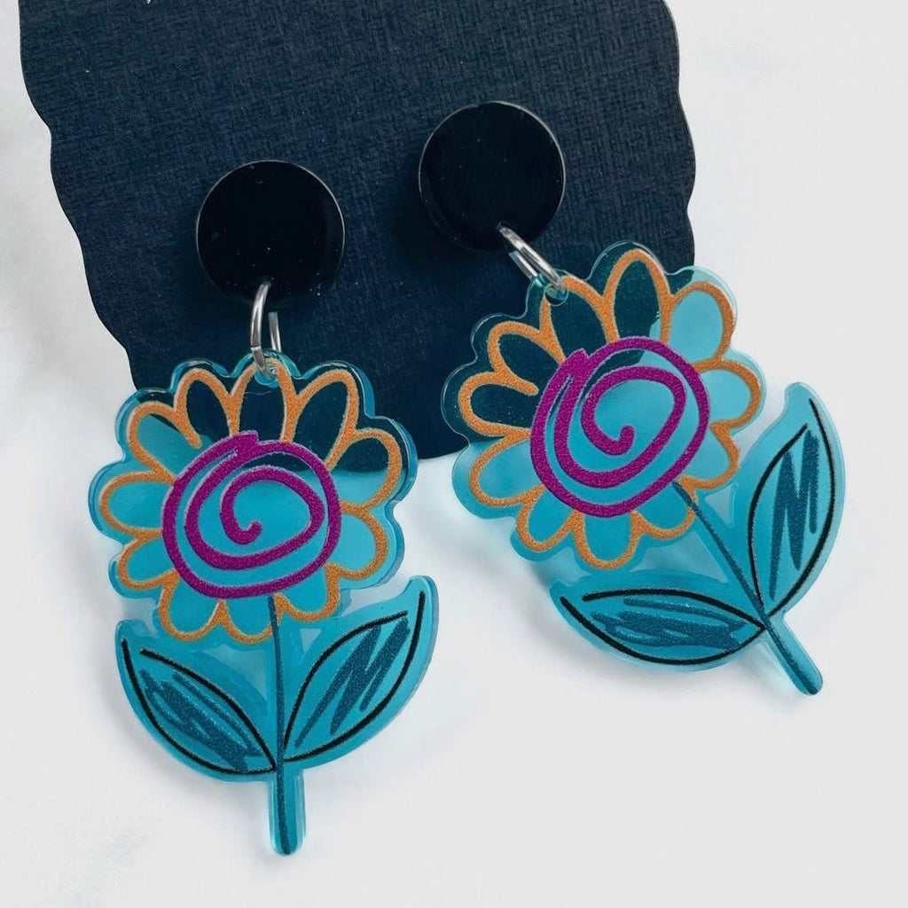 Sunny Flower Earrings - 260 Broadway Boutique