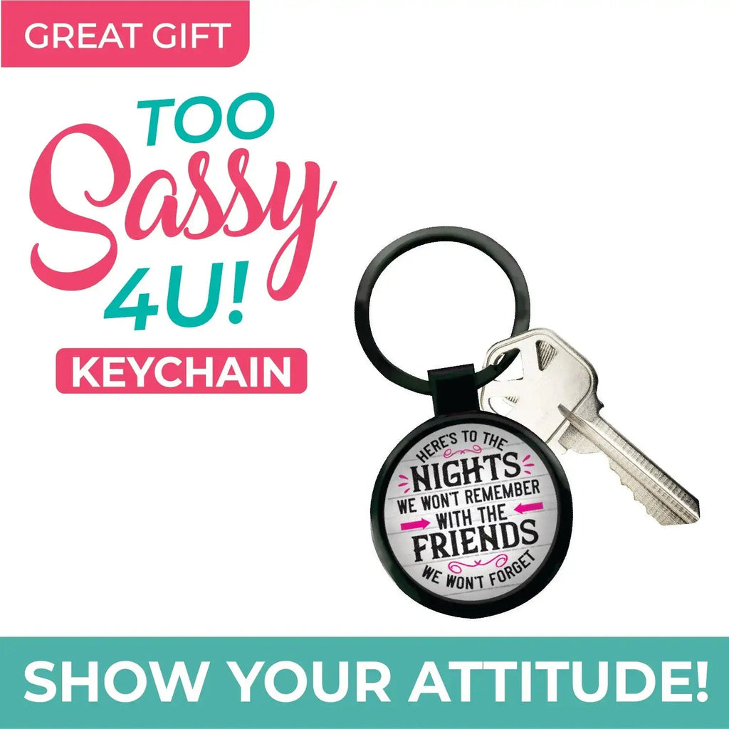 Sweet N Sassy Metal Key Chain Assortment BULK - 260 Broadway Boutique