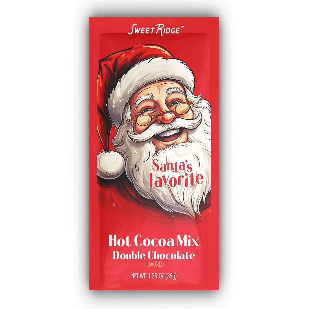 SweetRidge Santa's Fav Double Choc. Cocoa (1.25oz Packets) - 260 Broadway Boutique