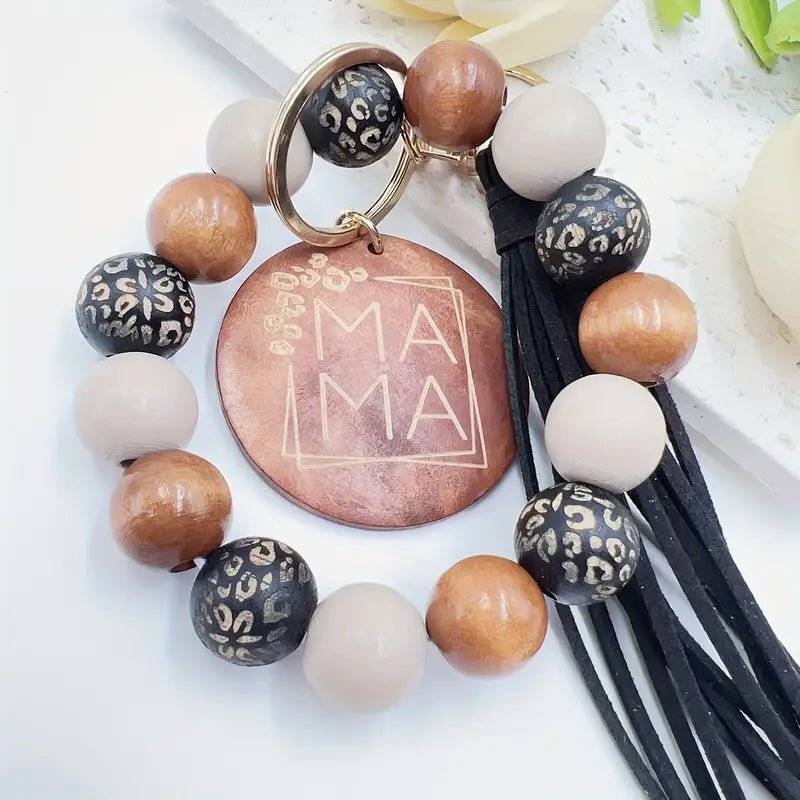 Tassel Beaded Keychain Bracelets w/charm(multiple styles) - 260 Broadway Boutique