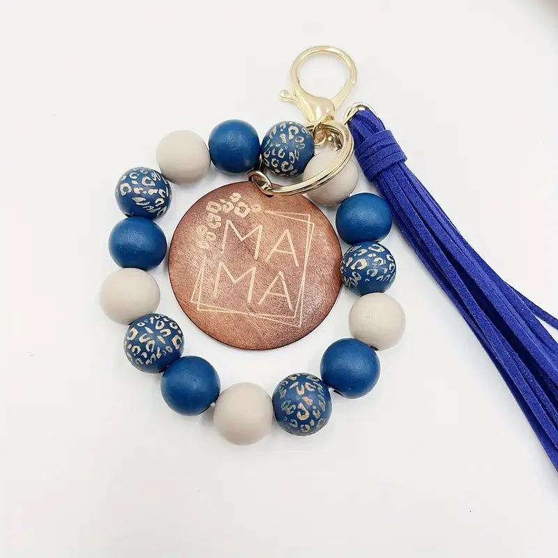 Tassel Beaded Keychain Bracelets w/charm(multiple styles) - 260 Broadway Boutique