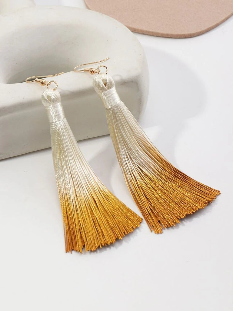 Tassel Drop Earrings - 260 Broadway Boutique