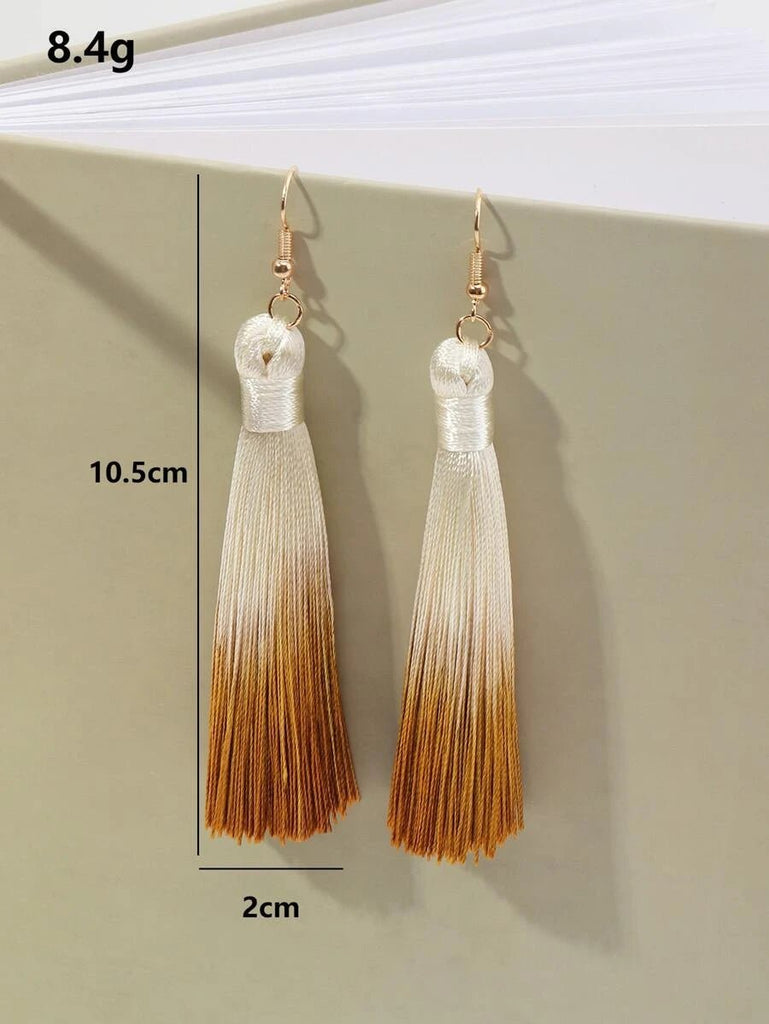 Tassel Drop Earrings - 260 Broadway Boutique