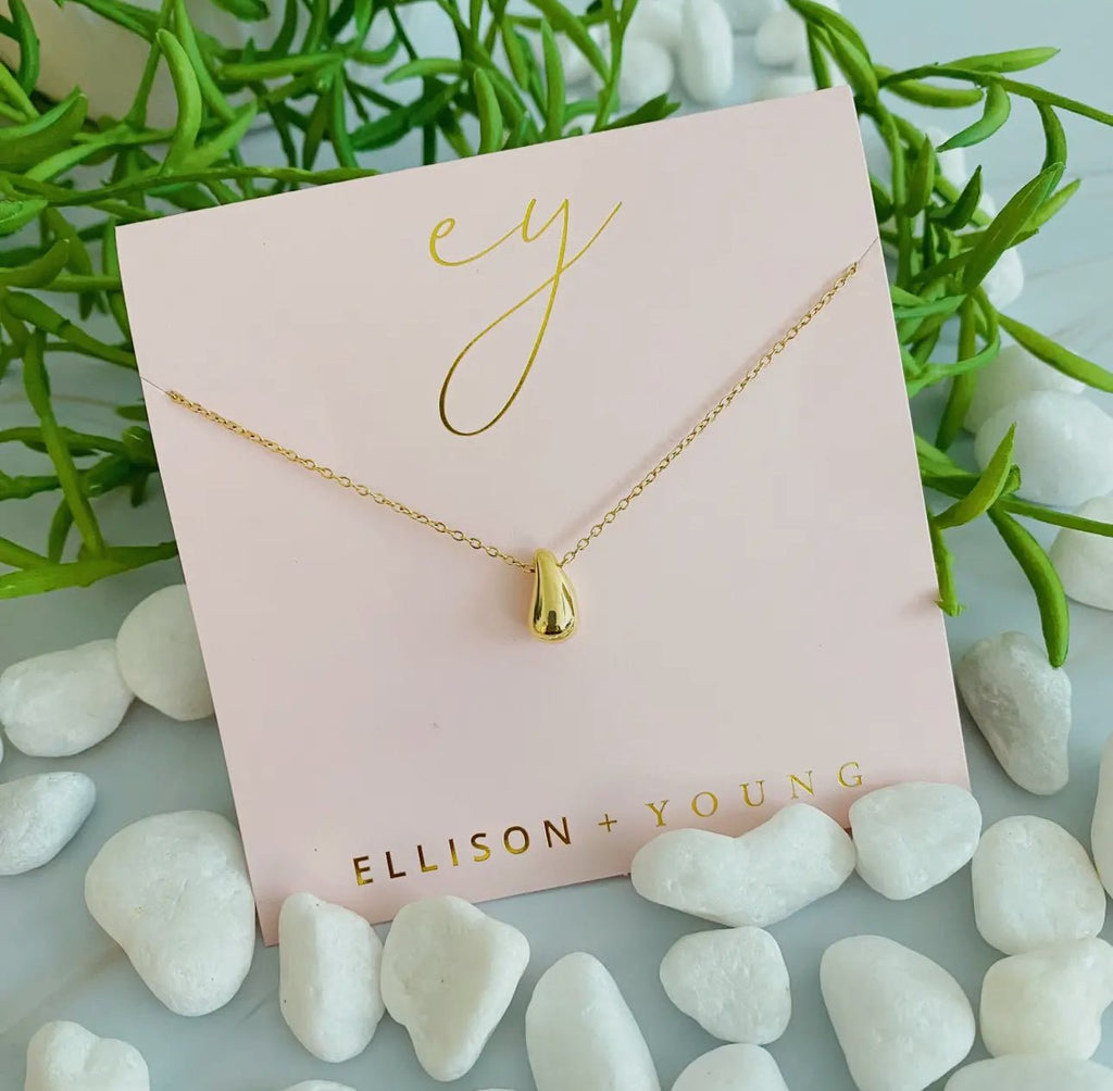 Tear drop necklace - 260 Broadway Boutique