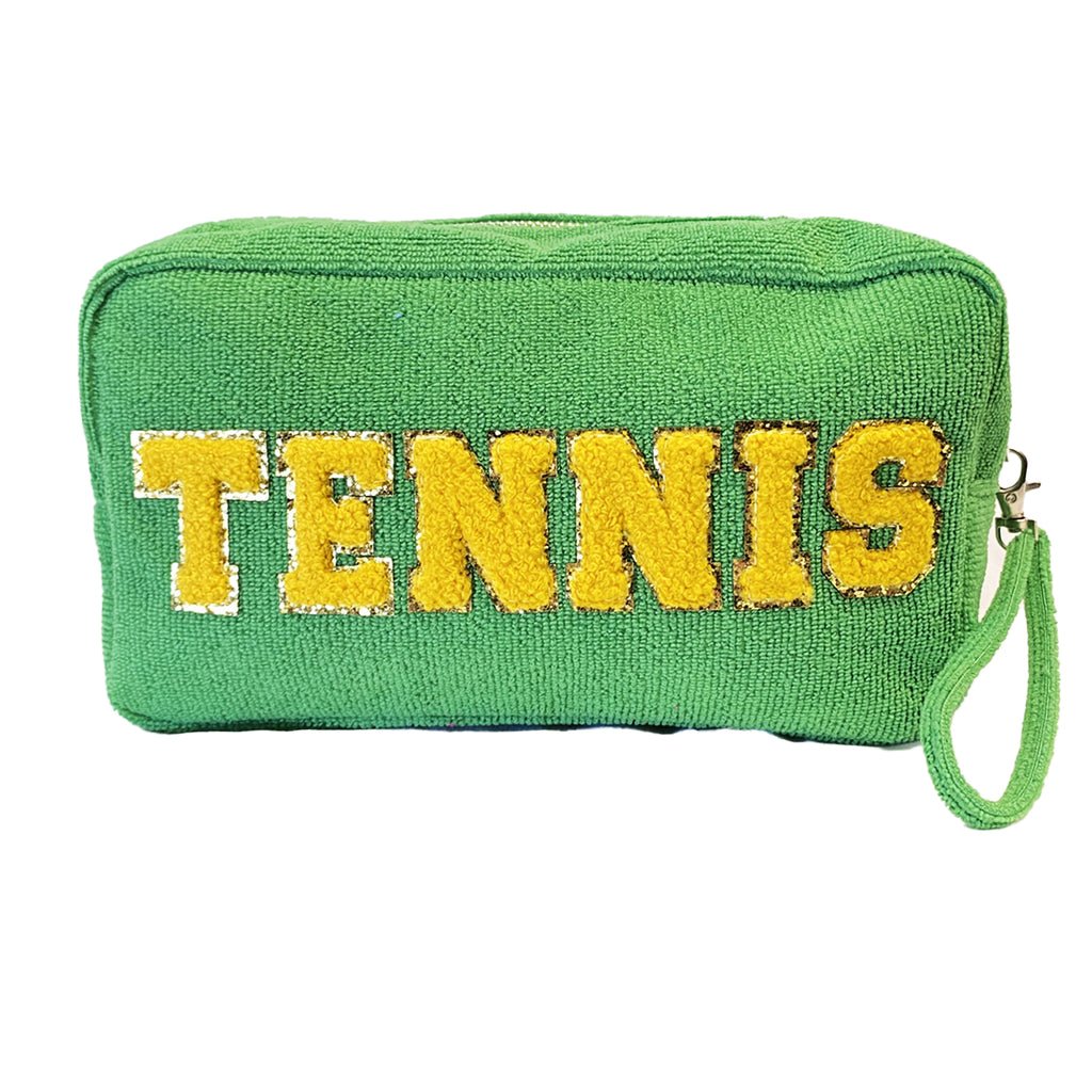 Terry Cloth TENNIS Cosmetic Bag - 260 Broadway Boutique