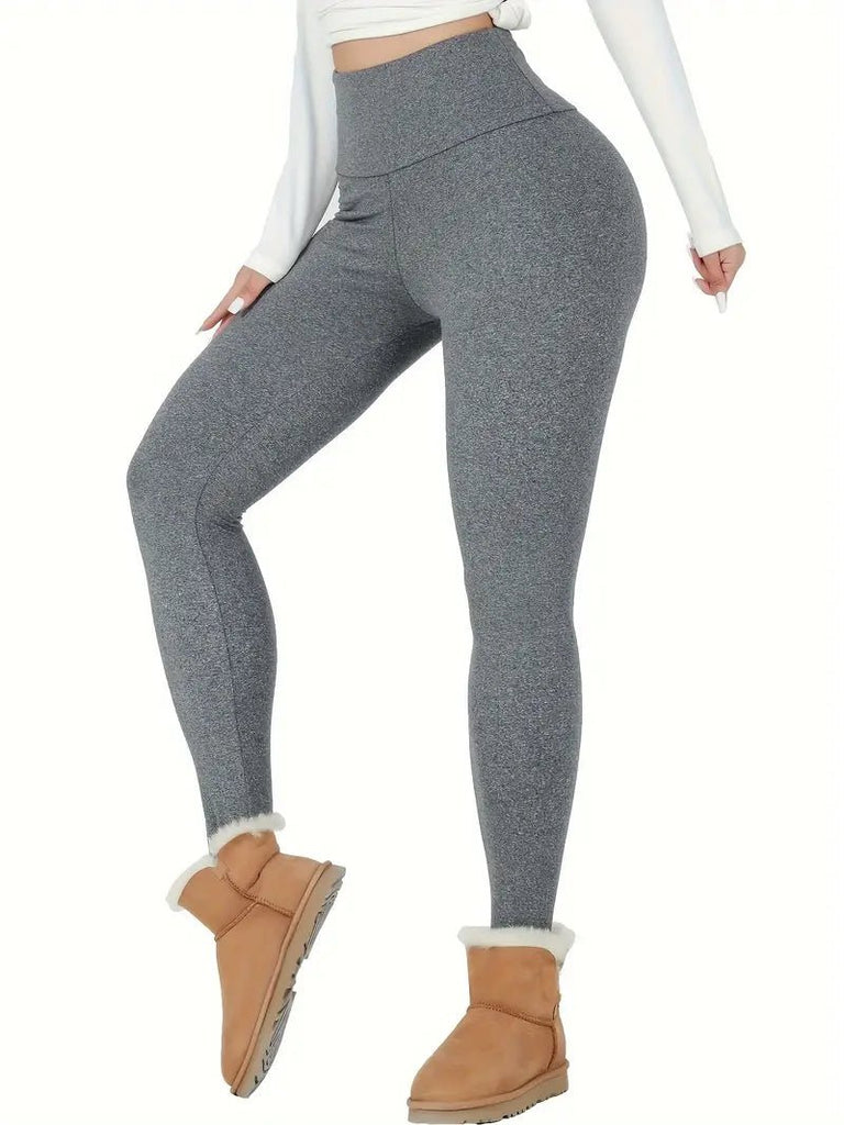 Thermal Fleece Lined High Waisted Leggings (5 Colors) - 260 Broadway Boutique