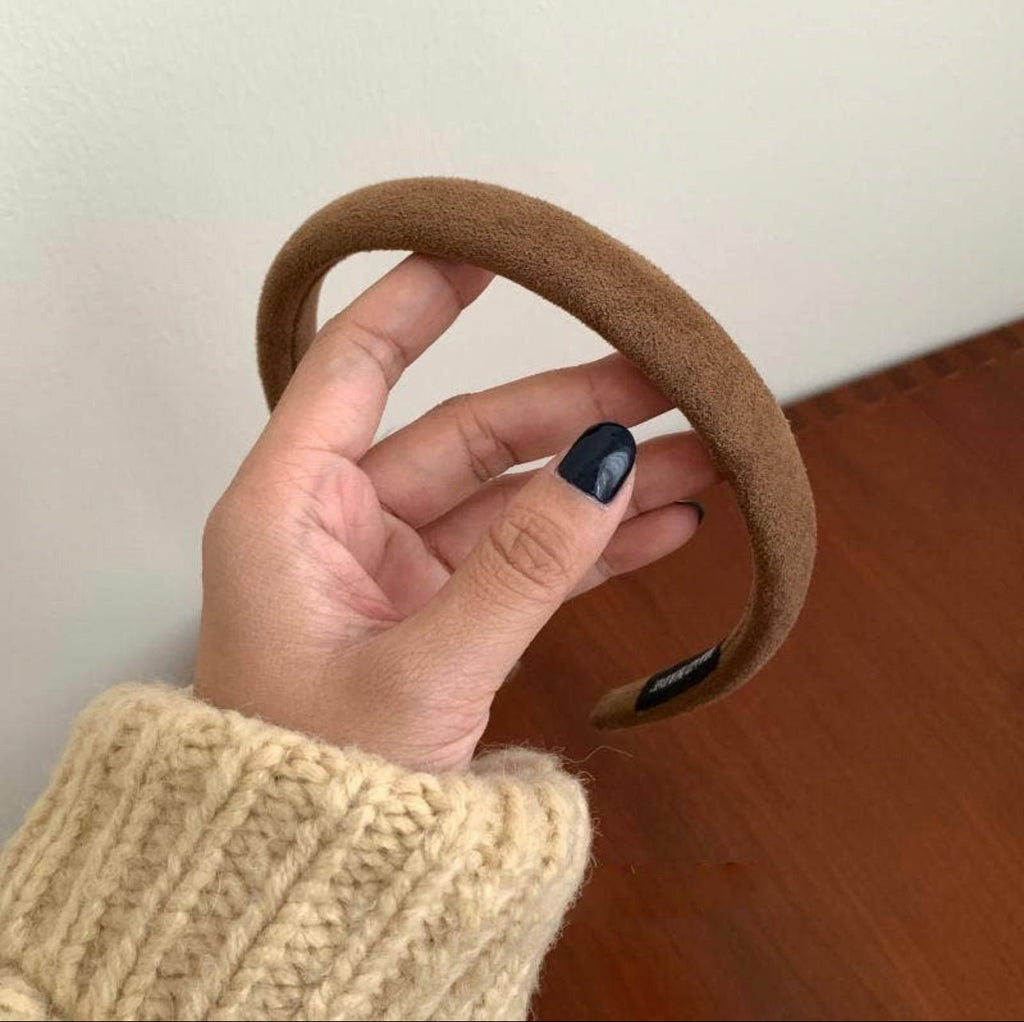 Thin Suede Headband - 260 Broadway Boutique