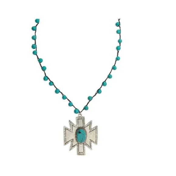 Thunder Spirit Medallion Necklace - 260 Broadway Boutique