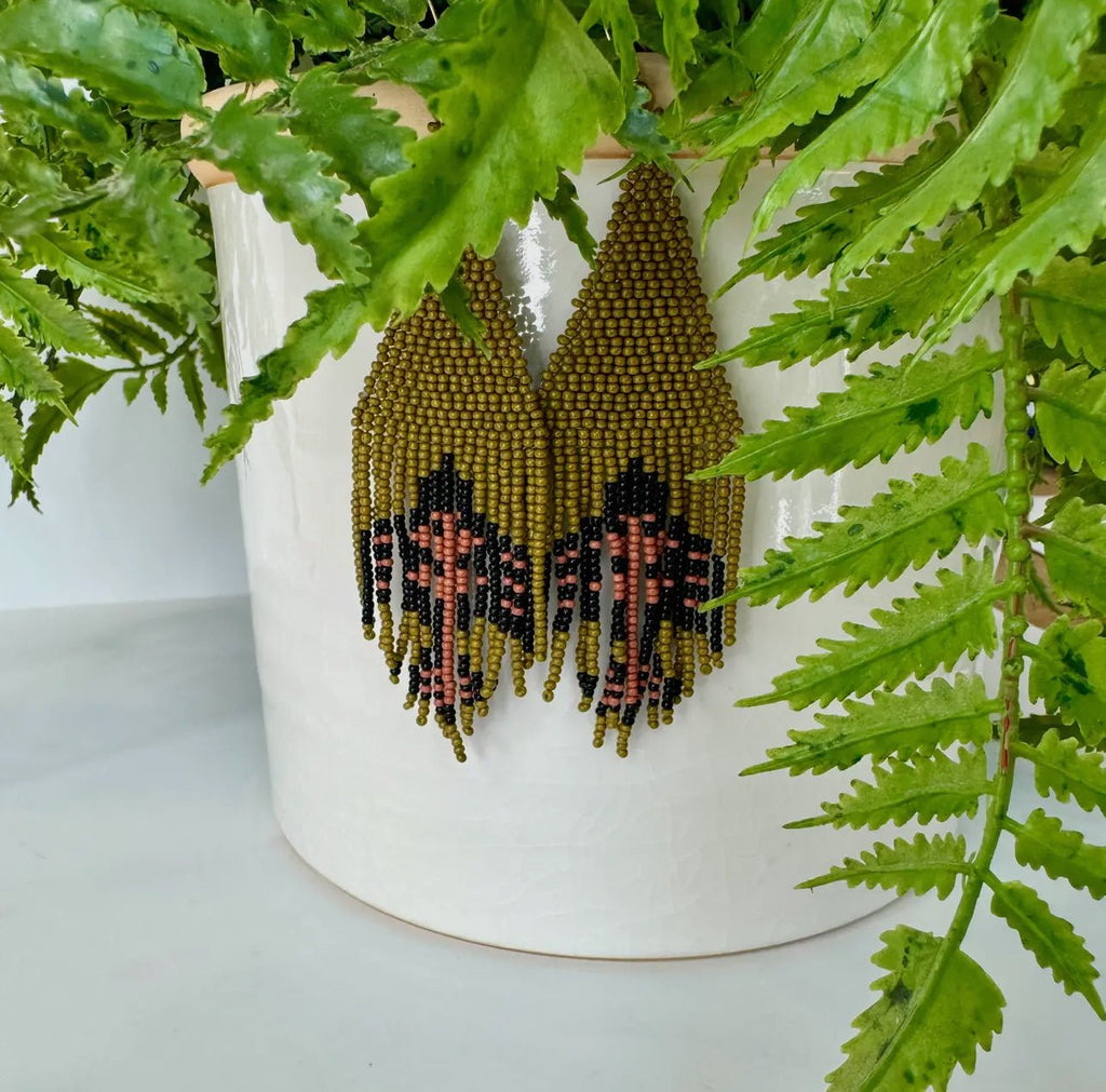 Thunderbird Beaded Earring - 260 Broadway Boutique