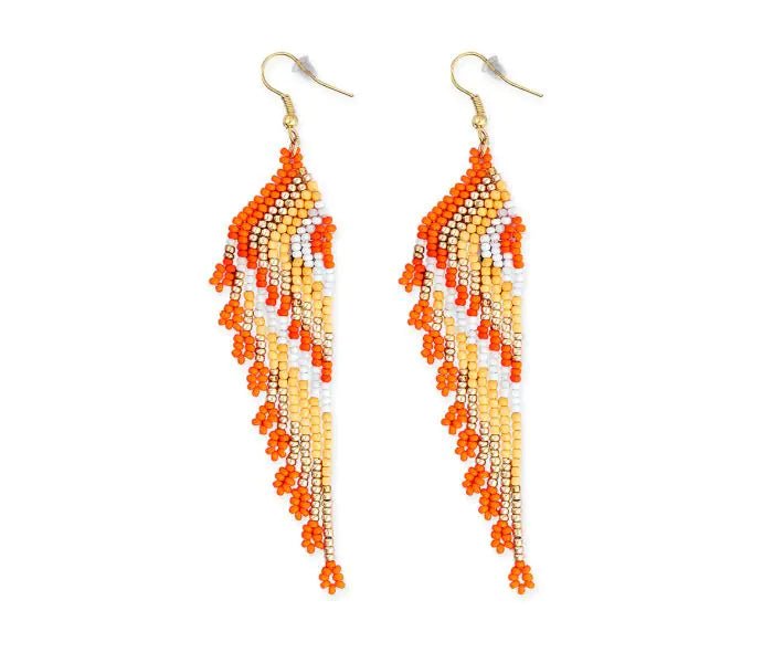 Thunderbird Wing Beaded Earrings - 260 Broadway Boutique