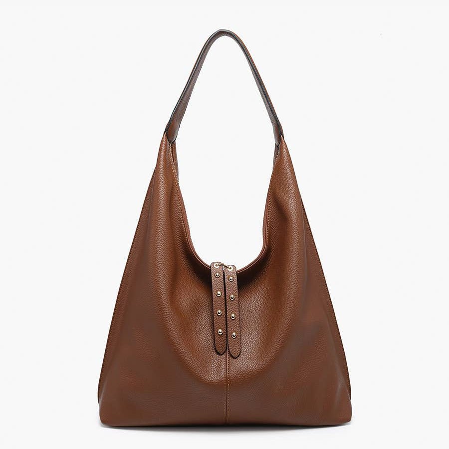 Tori Slouchy Hobo w/ Studded Tassels - 260 Broadway Boutique